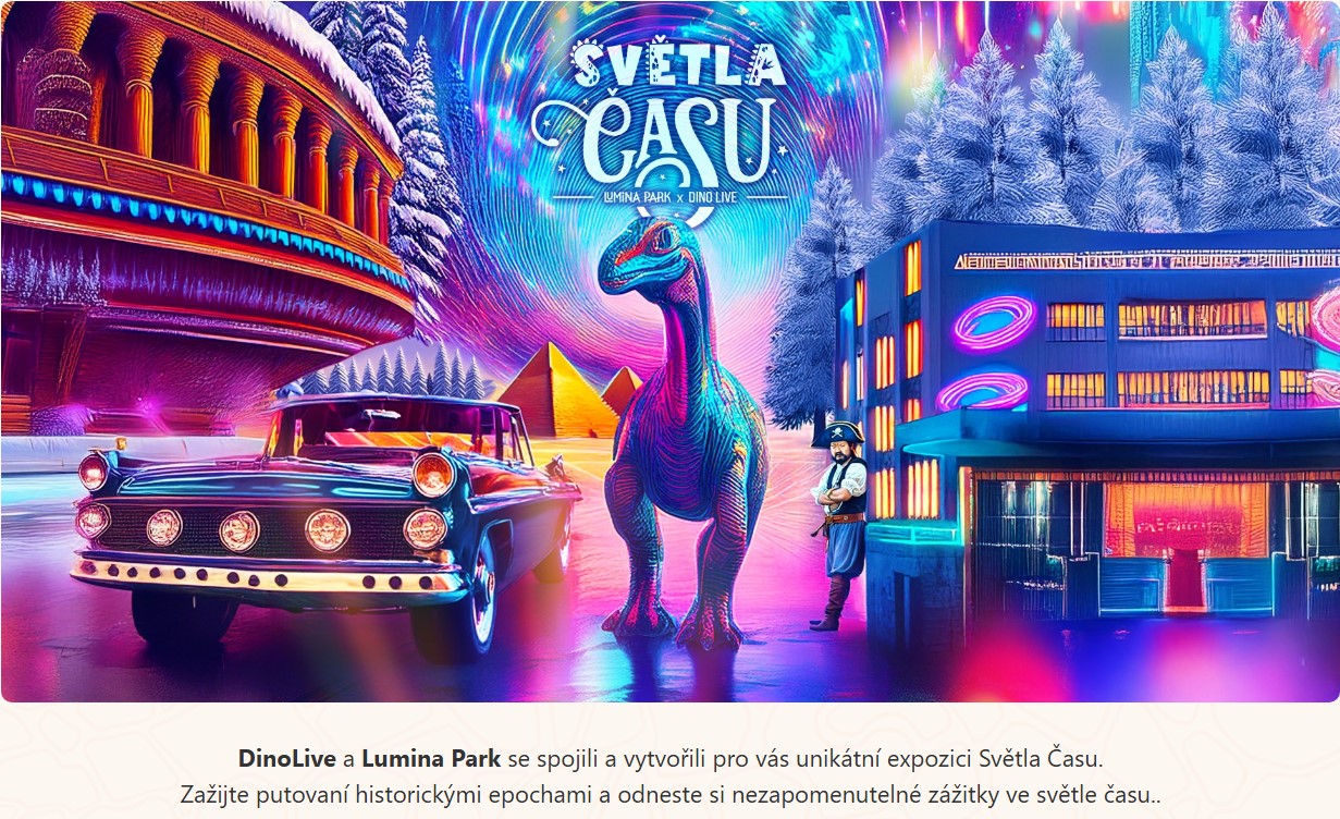 Lumina Park a Dino Live Praha